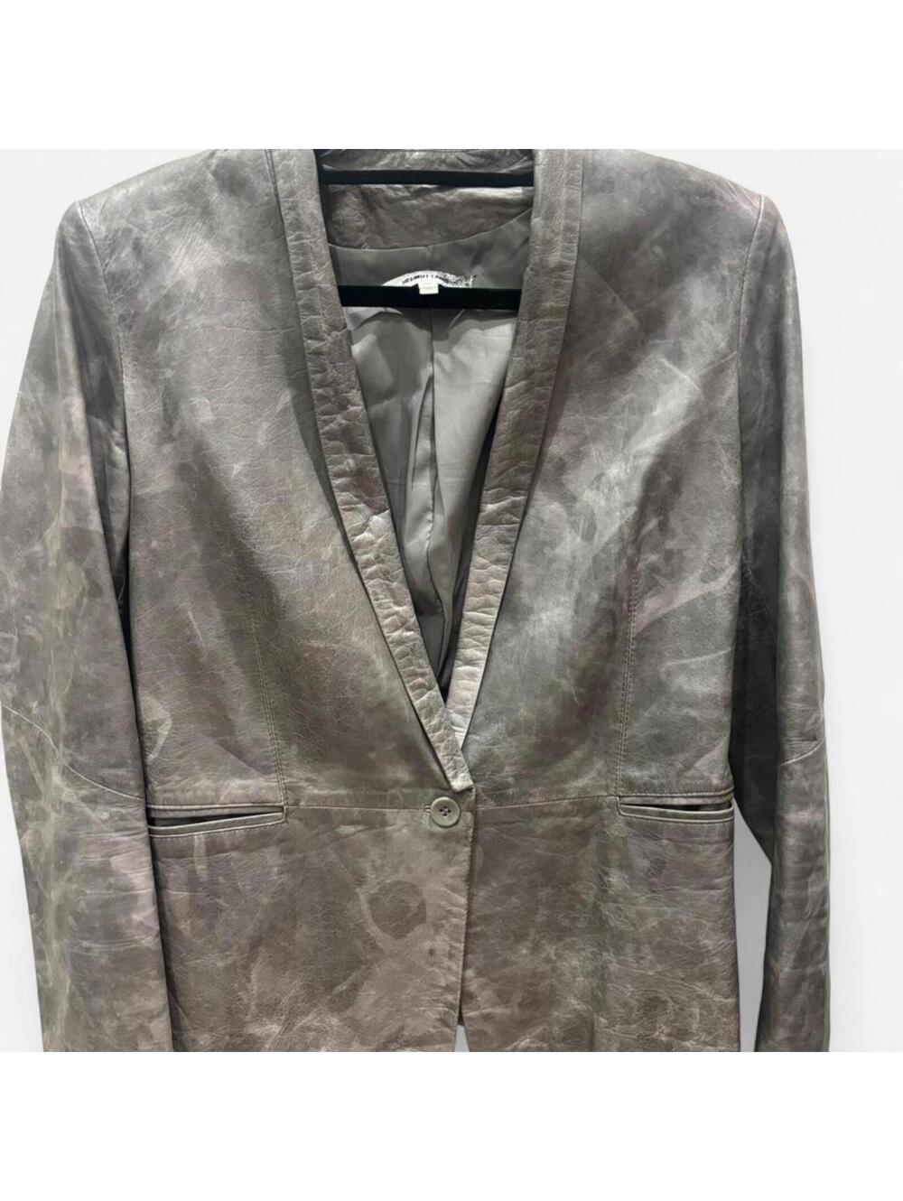 Helmut Lang - Vintage Grey Lamb Leather Blazer/Jacket